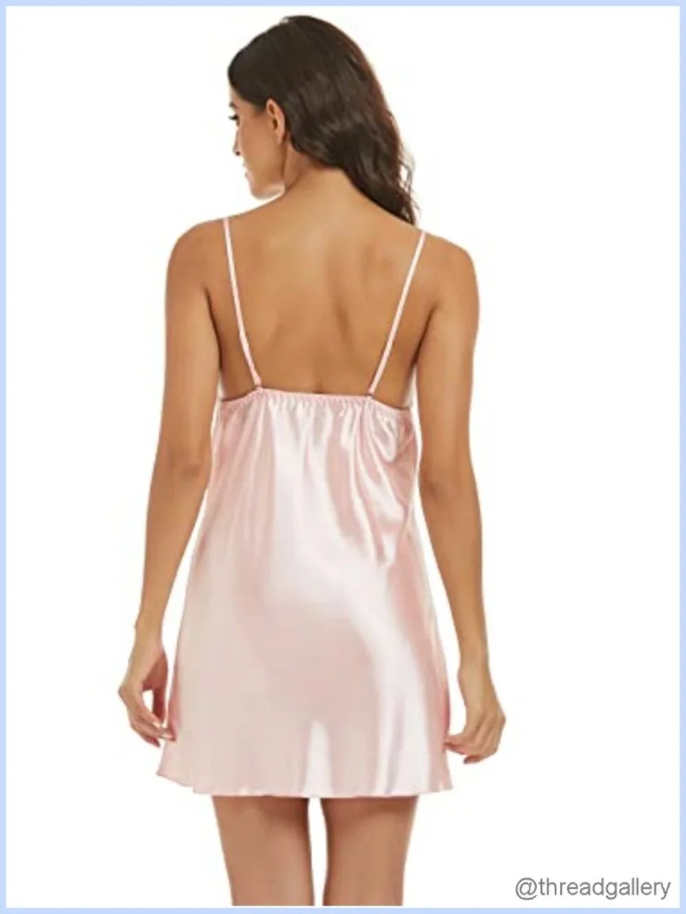 Satin Nightgown and Robe Set 2 Piece Bridal Lingerie Sleepwear